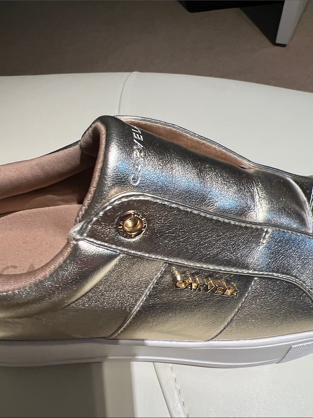 Carvela Gold Sneakers - Picture 3 of 5